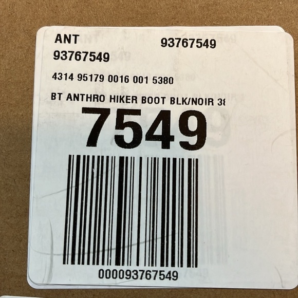 Anthropologie Hiker Boots Size 38 EU or 7 US NIB - Picture 9 of 17